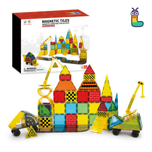 Magnetická stavebnice LELINO Build 90 ks