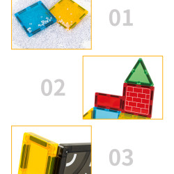 Magnetická stavebnice LELINO Build 35ks