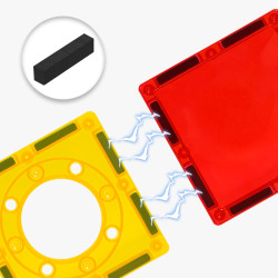 Magnetická stavebnice LELINO Build 35ks