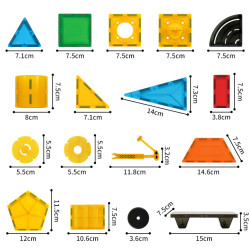 Magnetická stavebnice LELINO Build 35ks