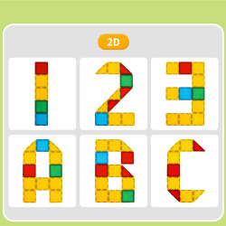 Magnetická stavebnice LELINO Build 35ks