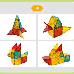 Magnetická stavebnice LELINO Build 35ks