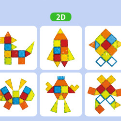 Magnetická stavebnice LELINO Diamond 75ks