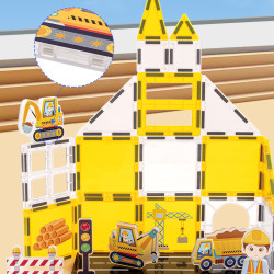 Magnetická stavebnice LELINO Fantasy Engineering 47 ks