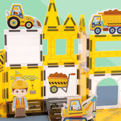 Magnetická stavebnice LELINO Fantasy Engineering 47 ks