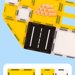 Magnetická stavebnice LELINO Fantasy Engineering 47 ks