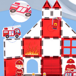 Magnetická stavebnice LELINO Fantasy Fire Control 48ks