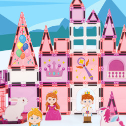 Magnetická stavebnice LELINO Fantasy Princess 58 ks