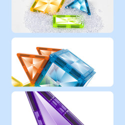 Magnetická stavebnice LELINO Diamond 95ks