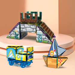 Magnetická stavebnice LELINO Diamond 95ks