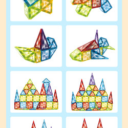 Magnetická stavebnice LELINO Diamond 95ks