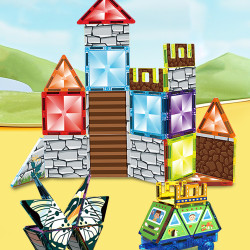 Magnetická stavebnice LELINO Diamond 95ks