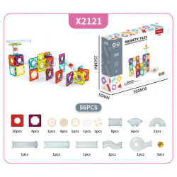 Magnetická stavebnice LELINO Roller 56 ks