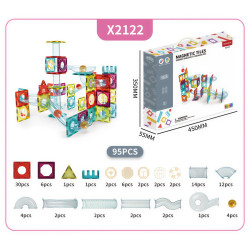 Magnetická stavebnice LELINO Roller 95 ks