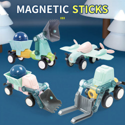 Magnetická stavebnice LELINO Sticks 28ks