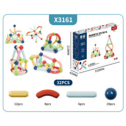 Magnetická stavebnice LELINO Sticks 32 ks