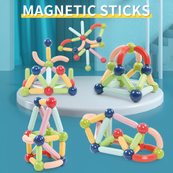 Magnetická stavebnice LELINO Sticks 32 ks